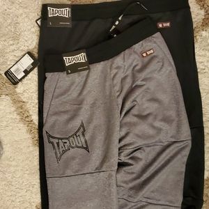 Tapout shirts and pants and shorts